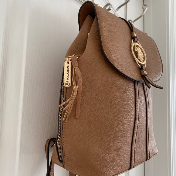 US POLO ASSN. Brown Medallion Backpack - Picture 6 of 15